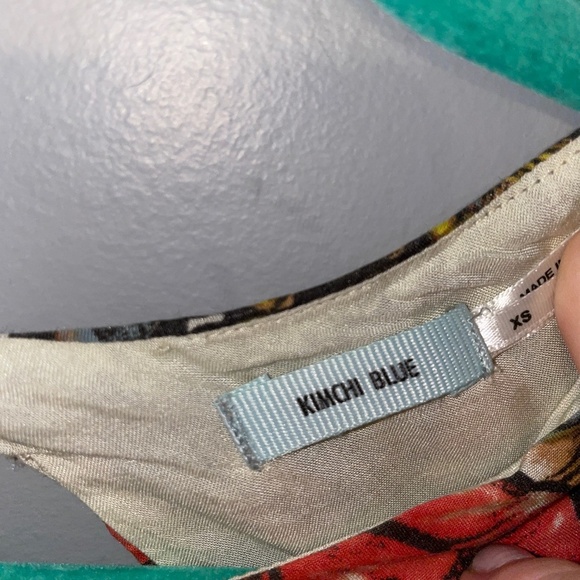 EUC Kimchi Blue x Urban Outfitters Floral Fields Flutter-Sleeve Dress Size XS - Picture 4 of 11